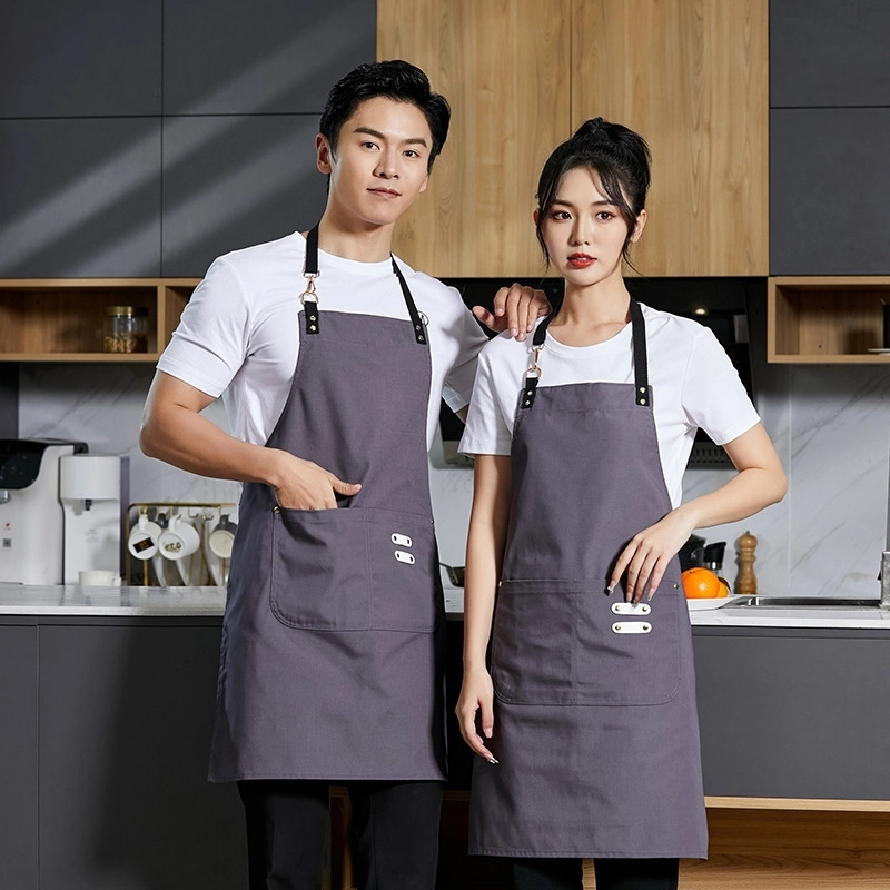 2025 Europe cross neck halter apron vegetable store  friut shop household apron