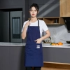 2025 Europe cross neck halter apron vegetable store  friut shop household apron Color color 1