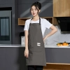 2025 Europe cross neck halter apron vegetable store  friut shop household apron