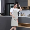 2025 upgrade canvas  fabric baker apron waiter apron household long apron Color color 1