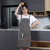 2025 upgrade canvas  fabric baker apron waiter apron household long apron Color color 5