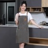 2022 upgrade Europe design canvas  baker apron waiter apron household apron Color color 4