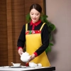Chinese style dong bei floral printing apron
