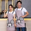 2025 Europe upgraded  canvas fabric pocket halter apron cafe water proof apron Color color 2