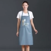 2022 Europe America fashion printing fruit store apron household halter apron cafe waiter Nail Art apron Color color 2