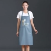 2022 Europe America fashion printing fruit store apron household halter apron cafe waiter Nail Art apron