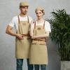2022 Europe America fashion denim fruit store apron household halter apron cafe pub waiter  apron