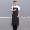 2022 Asian  fruit store apron mid-length  halter apron cafe pub waiter  apron canvas fabric