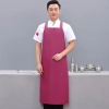 2025 Asian  fruit store apron  halter apron cafe pub waiter  apron canvas fabric Color color 3