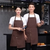 2025 high quality restaurant staff work apron chef halter apron