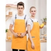 2022 simple  breathable fabric restaurant work apron chef halter apron