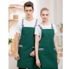 2022 simple  breathable fabric restaurant work apron chef halter apron