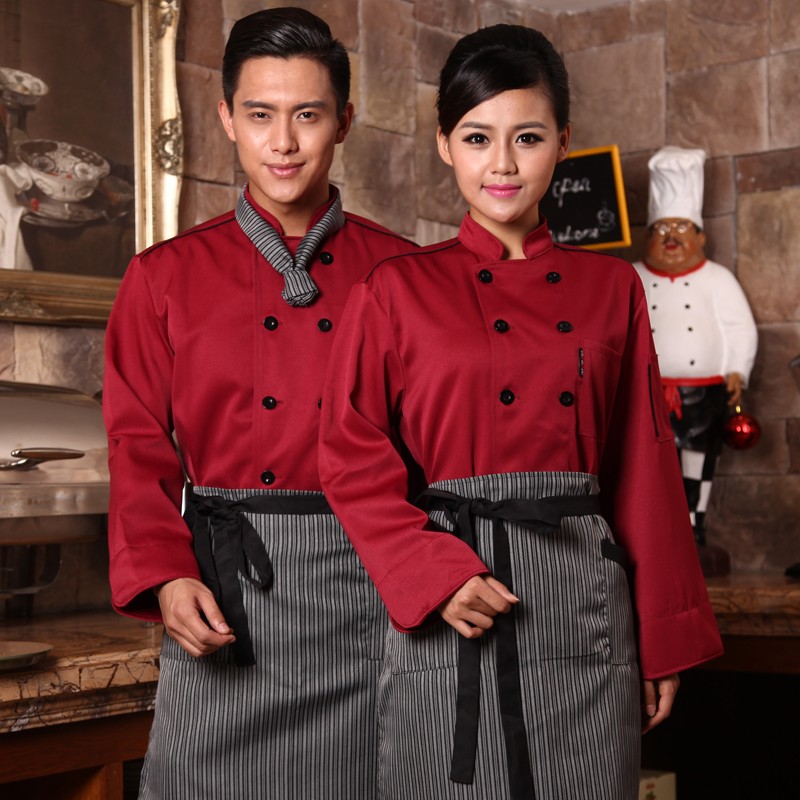 Russian classic restaurant chef uniform fashion design