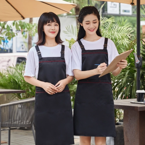 2025 China apron factory  halter apron working apron fruit store apron long apron
