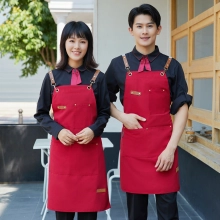 2025 China apron factory cheap price halter apron working apron fruit store apron long apron