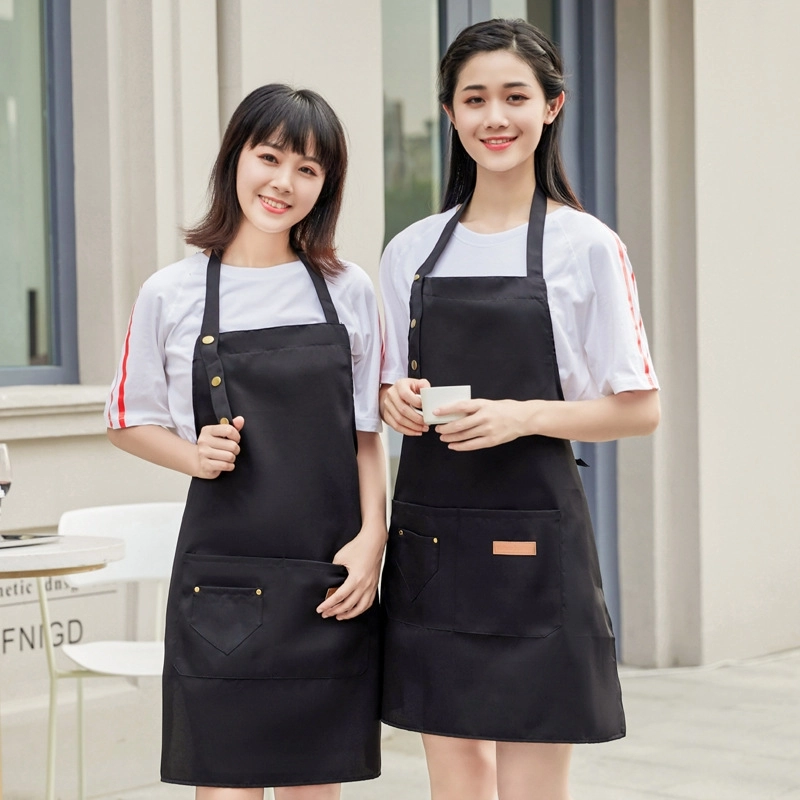 2025 China apron factory cheap price halter apron  fruit store apron long apron