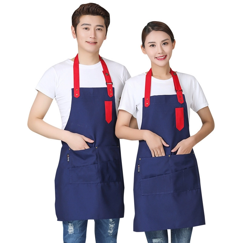 2025 cheap canvas halter apron fruit store apron long apron household apron