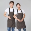 2025 cheap canvas  halter apron  fruit store apron long apron household apron Color color 4