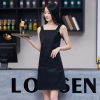 2025 korea style  halter apron  buy  apron for waiter chef apron caffee shop apron 服务员围裙 Color color 1