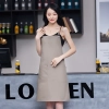 2025 korea style  halter apron  buy  apron for   chef apron caffee shop waiter apron Color color 2