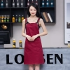 2025 korea style  halter apron  buy  apron for   chef apron caffee shop waiter apron Color color 4