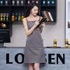 2025 Japan design halter apron  buy  apron for   chef apron caffee shop candy waiter apron Color color 1