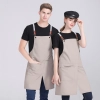 2022 Europe design halter apron  wholesale aprons for   chef apron caffee shop  waiter apron 2217 Color color 1