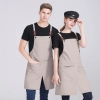 2025 Europe design halter apron  wholesale aprons for   chef apron caffee shop  waiter apron 2217