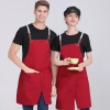 2022 Europe design halter apron  wholesale aprons for   chef apron caffee shop  waiter apron 2217 Color color 4