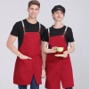 2025 Europe design halter apron  wholesale aprons for   chef apron caffee shop  waiter apron 2217