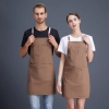 2022 Europe design halter apron  housekeeping aprons for   chef apron caffee shop  waiter apron 2217 Color color 3