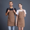 2025 Europe design halter apron  housekeeping aprons for   chef apron caffee shop  waiter apron 2217 Color color 3