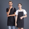 2022 Europe design halter  housekeeping aprons for   chef apron caffee shop  waiter apron Color color 4