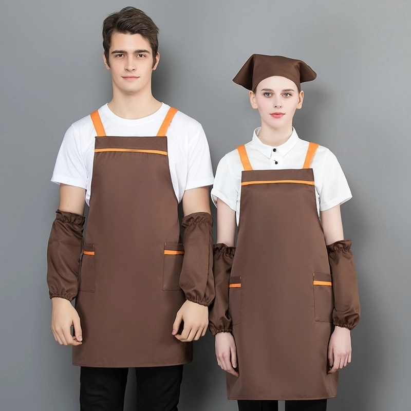2025 Europe design halter housekeeping aprons for chef apron caffee shop waiter apron