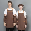 2022 Europe design halter  housekeeping aprons for   chef apron caffee shop  waiter apron