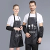 2022 Europe style halter  housekeeping aprons  chef apron denim waiter apron