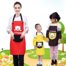 2022 Korea bear halter  housekeeping aprons  chef apron children  apron kid apron