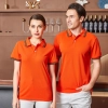 2025 solid color cheap short sleeve   tshirt working uniform