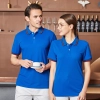 2025 solid color cheap short sleeve   tshirt working uniform