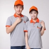 2025 solid color cheap short sleeve  tshirt working uniform wholesale price