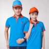 2022 solid color cheap short sleeve  tshirt working uniform wholesale price