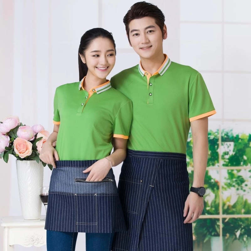 2025 tourn down collar cheap short sleeve tshirt working uniform wholesale price