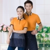2025 tourn down collar cheap short sleeve  tshirt working uniform wholesale price