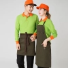 2025 classic long sleeve  tshirt workwear uniform wholesale price waiter t-shirt
