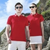 2022 Europe fashion show sleeve company uniform tshirt workwear uniform wholesale  waiter t-shirt custom logo supported Color color 3