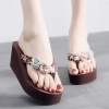 2025 high quality floral beach slipper  women  slipper wholesale household sipper