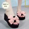 2025 fashion nice cloth bow beach slipper summer  women  slipper sandals Color color 9