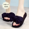 2022 fashion nice cloth bow beach slipper summer  women  slipper sandals