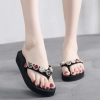 2025 fashion sweety lady Rhinestones slipper summer  women  slipper sandals Color color 1
