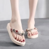 2022 fashion sweety lady Rhinestones slipper summer  women  slipper sandals Color color 3